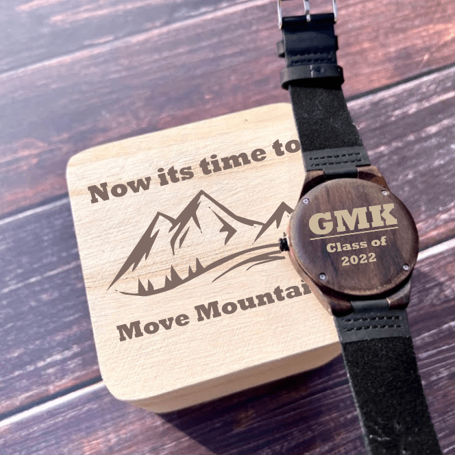 Unique Personalized Graduation Watch Customized Graduation Gifts for Men by Groovy Guy