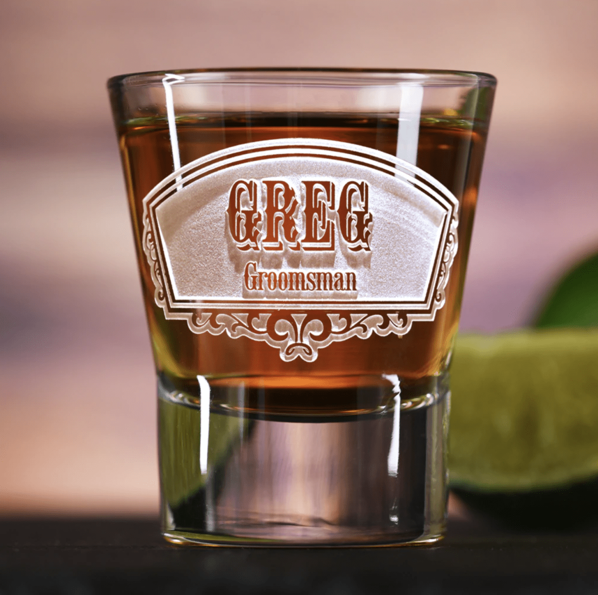 Classic Groomsman Shot Glass