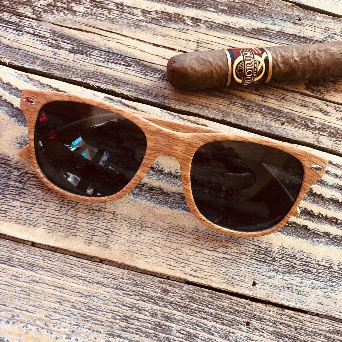 Unique Personalized Groovy Wooden Sunglasses Customized Groomsmen Gifts Gifts for Men by Groovy Guy
