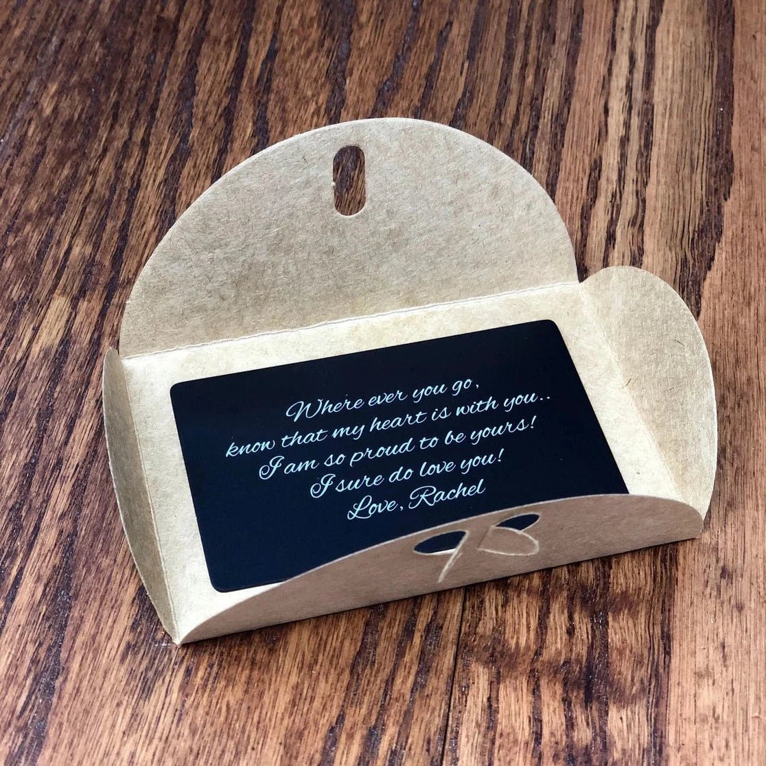 Unique Personalized Personalized Wallet Insert Card Customized Gifts for Men by Groovy Guy