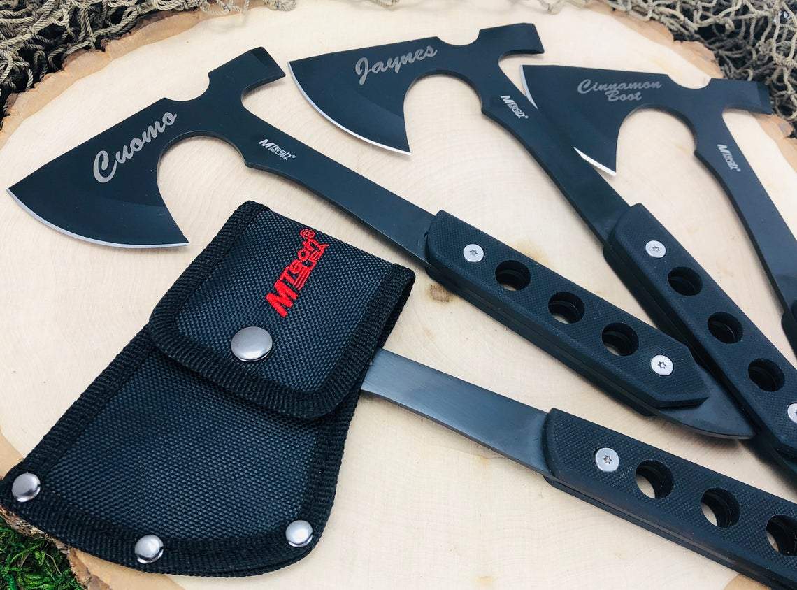 Unique Personalized Mini Throwing Hatchet Customized Tools Gifts for Men by Groovy Guy
