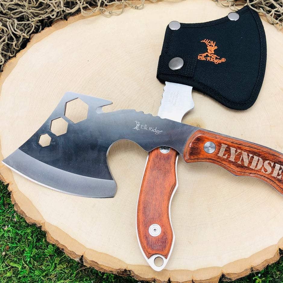 Unique Personalized Macho Hatchet Customized new Gifts for Men by Groovy Guy