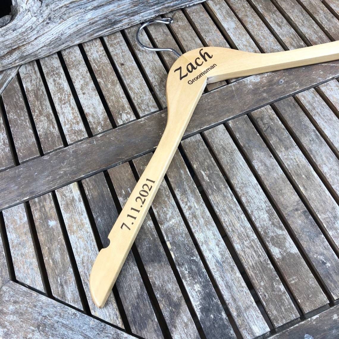 Unique Personalized Personalized Hanger Customized Gifts for Men by Groovy Guy