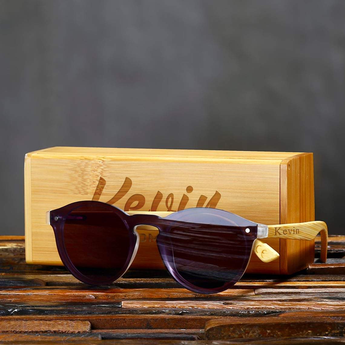 Unique Personalized Time For Shade Customized Sunglasses Gifts for Men by Groovy Guy