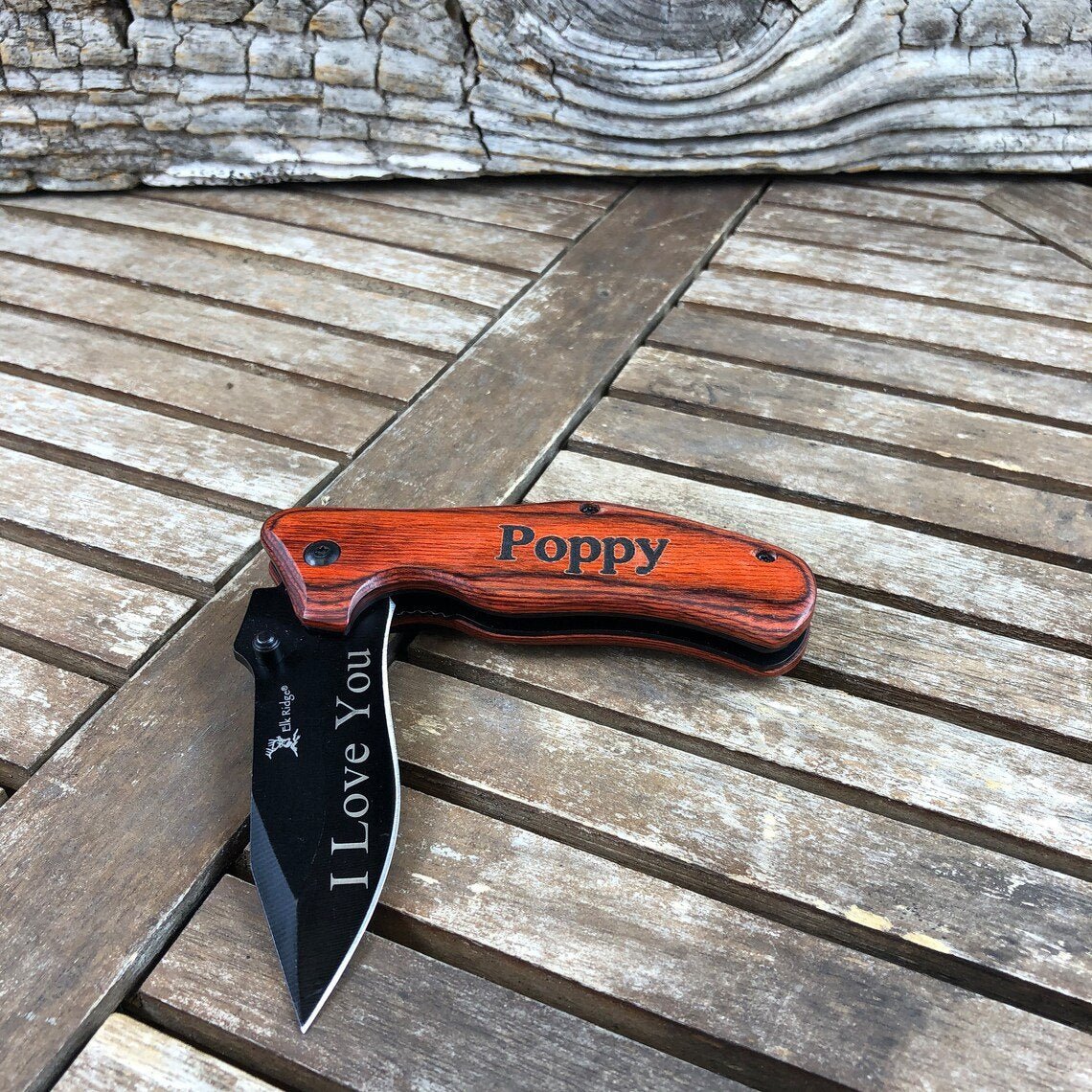 Unique Personalized Camo Carver Customized Knife Gifts for Men by Groovy Guy