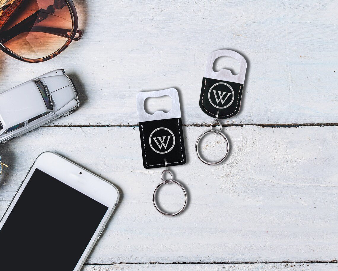 Unique Personalized Best Friend Key Chain Customized Bottle Openers Gifts for Men by Groovy Guy