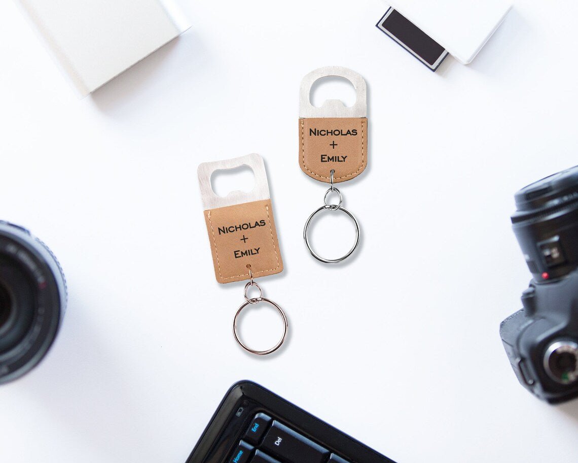 Unique Personalized Best Friend Key Chain Customized Bottle Openers Gifts for Men by Groovy Guy