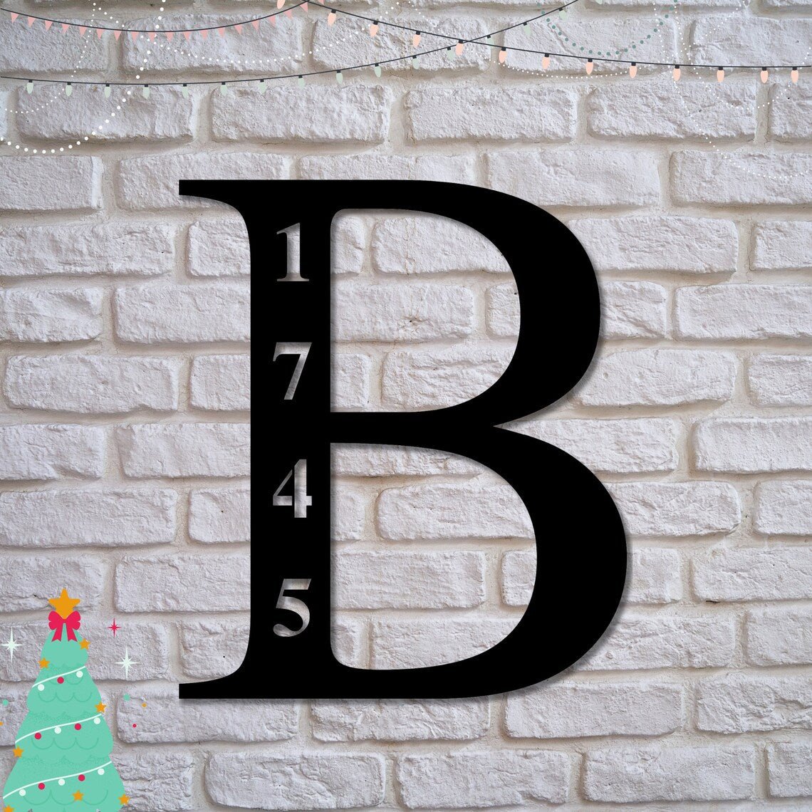 Unique Personalized Housewarming Number Plaque Customized Pub Signs Gifts for Men by Groovy Guy