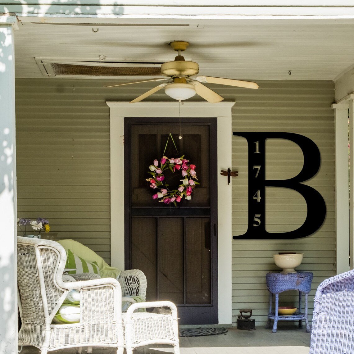 Unique Personalized Housewarming Number Plaque Customized Pub Signs Gifts for Men by Groovy Guy