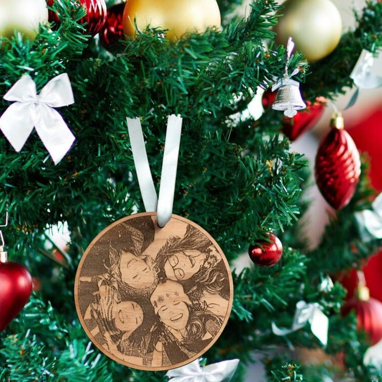 Unique Personalized Forever Family Ornament Customized Holiday Ornament Gifts for Men by Groovy Guy