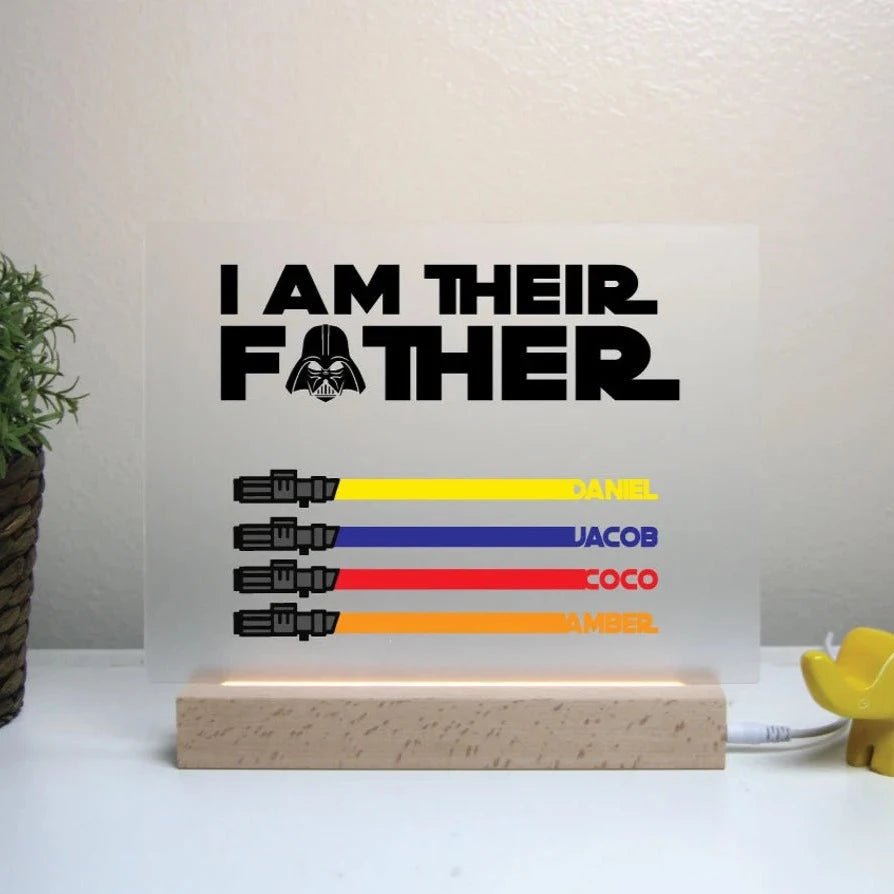 Unique Personalized Fathers Day Sign Customized Gifts for Men by Groovy Guy