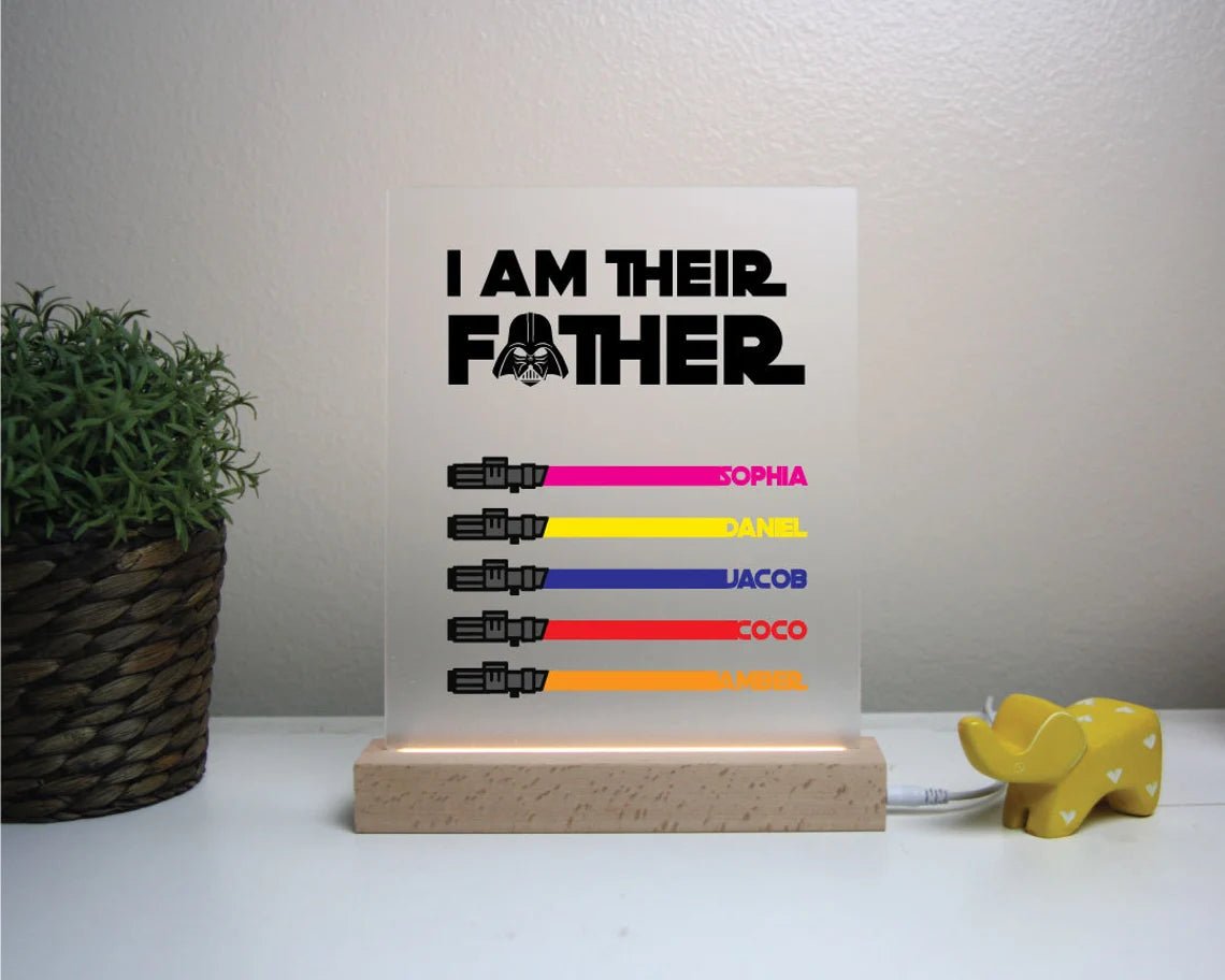 Unique Personalized Fathers Day Sign Customized Gifts for Men by Groovy Guy