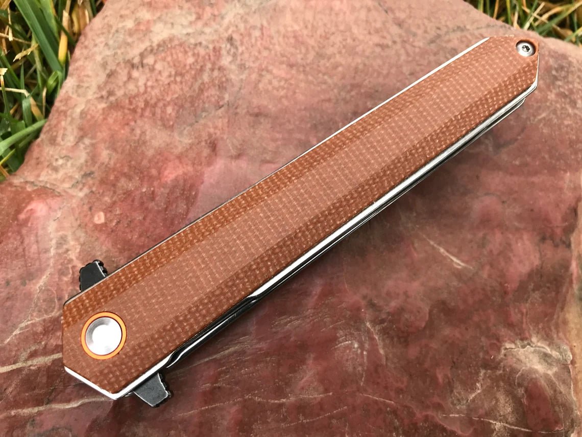 Unique Personalized Onyx Steel Pocket Knife Customized Knife Gifts for Men by Groovy Guy