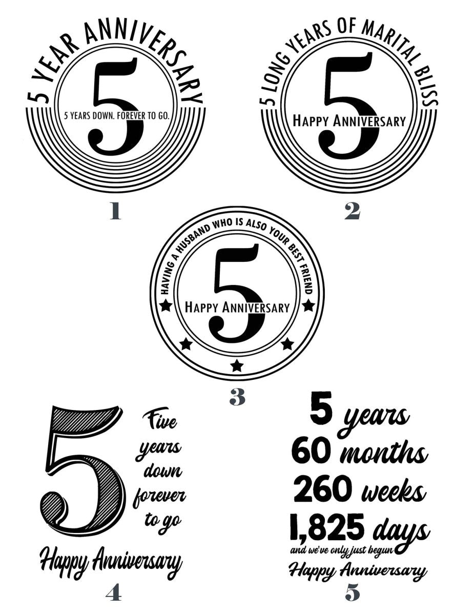 Unique Personalized Anniversary Ale | 17 oz Happy Anniversary Mug Customized Anniversary Gifts for Men by Groovy Guy