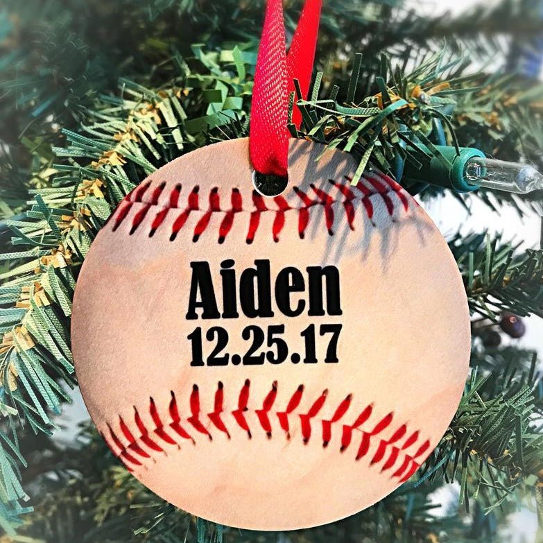 Unique Personalized Slugger Ornament Customized Gifts for Men by Groovy Guy