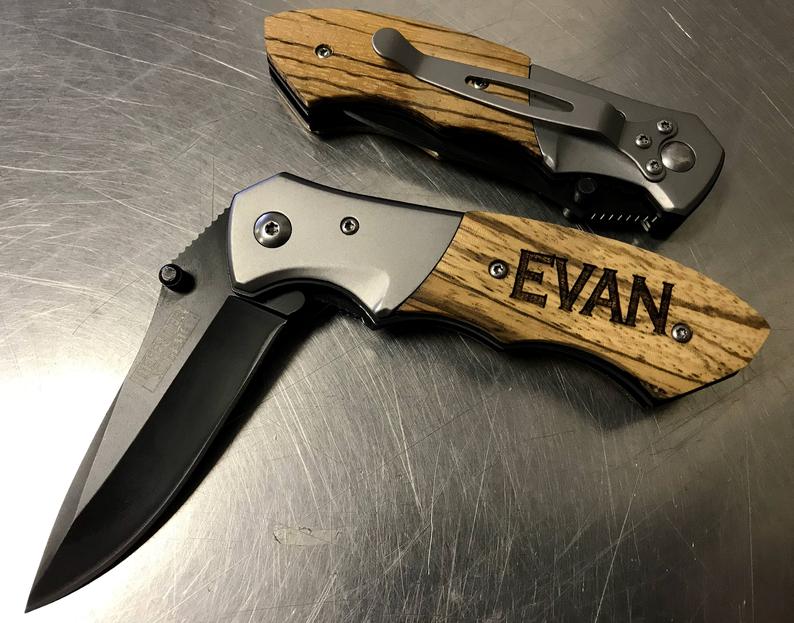 Unique Personalized Cold Bladed Customized Gifts for Men by Groovy Guy