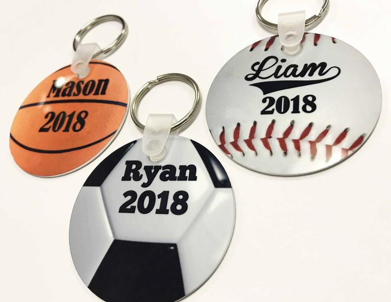 Unique Personalized Superstar Keychain Customized Baseball Gifts for Men by Groovy Guy