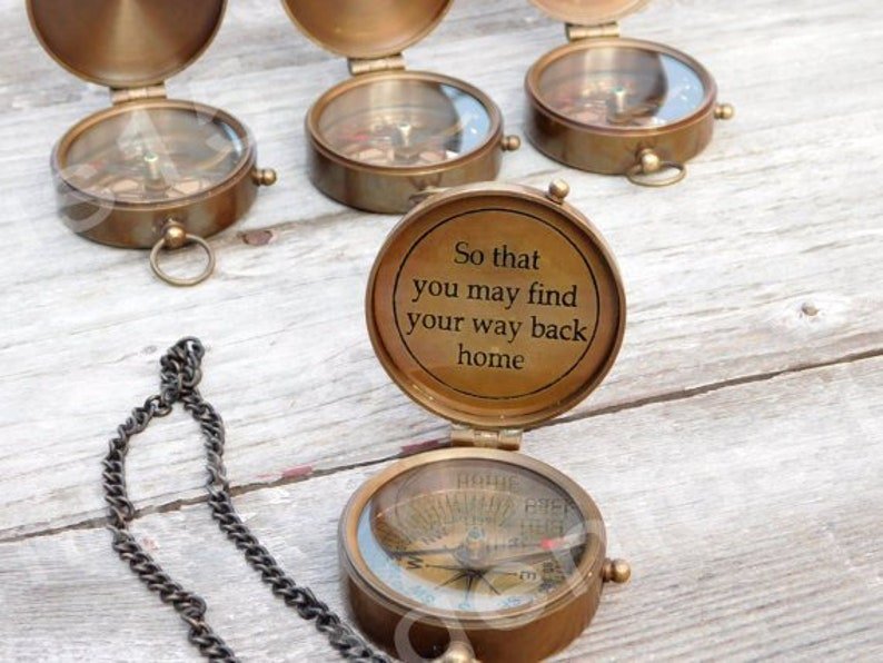 Unique Personalized Personalized Compass Customized Guy Gifts Gifts for Men by Groovy Guy