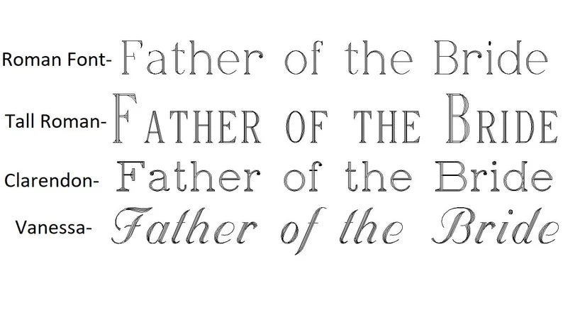 Unique Personalized Classy Clip Customized Tie Bar Gifts for Men by Groovy Guy