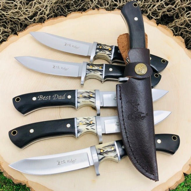 Unique Personalized Elk Yourself Customized Knives Gifts for Men by Groovy Guy