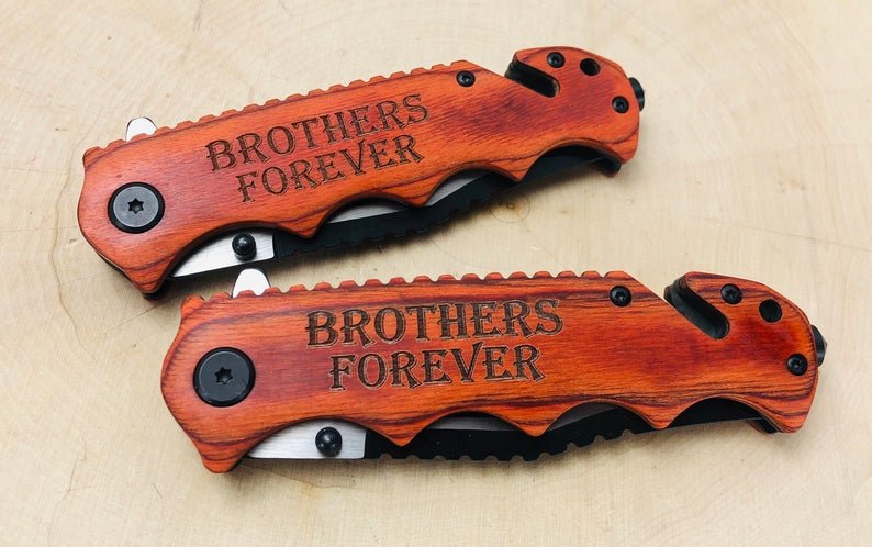 Unique Personalized Tactically Advanced Blade Customized Knives Gifts for Men by Groovy Guy