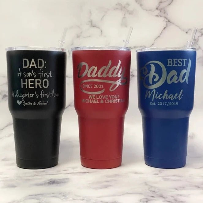 Unique Personalized Stylish Sipper Customized Drinkware Gifts for Men by Groovy Guy