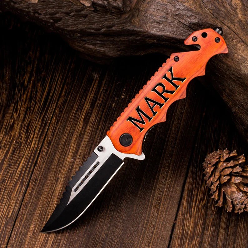 Unique Personalized Custom Skewer Customized Knife Gifts for Men by Groovy Guy