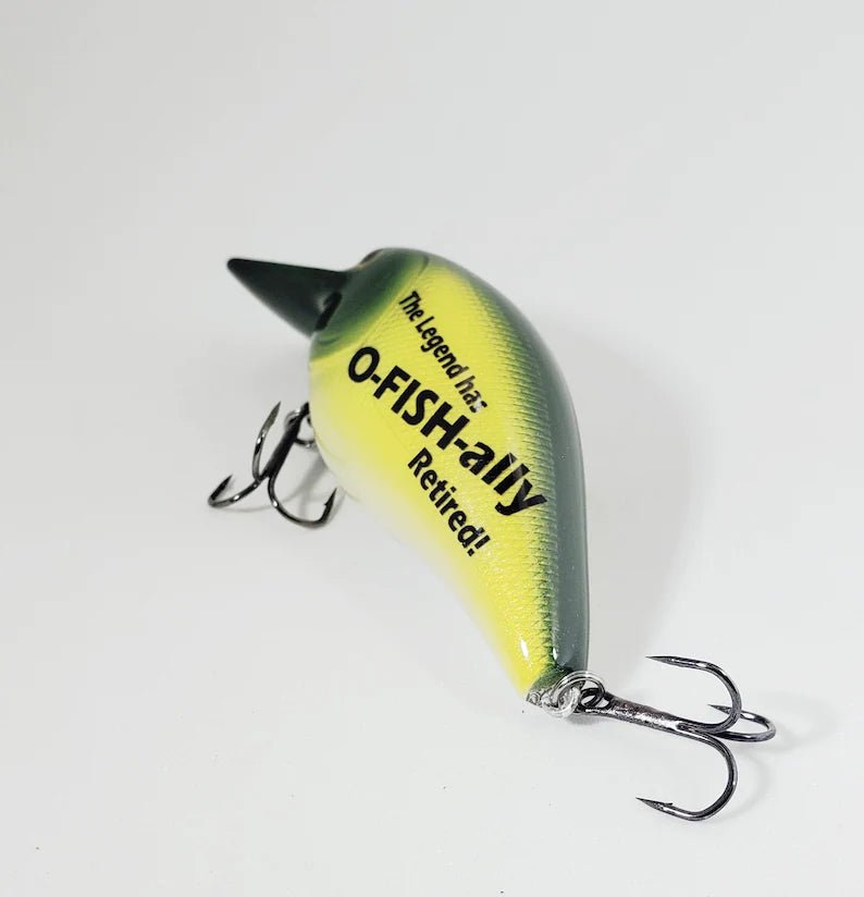 Unique Personalized O - Fish - ally Retired Customized Retirement Gifts for Men by Groovy Guy