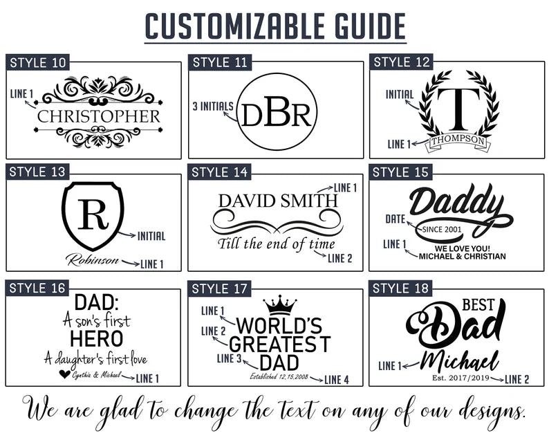 Unique Personalized Cool Mans Organizer Customized Watch Box Gifts for Men by Groovy Guy