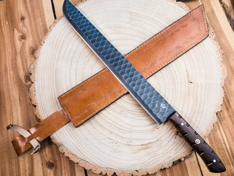 Unique Personalized BBQ Knife Bundle Customized Kitchen Knives Gifts for Men by Groovy Guy