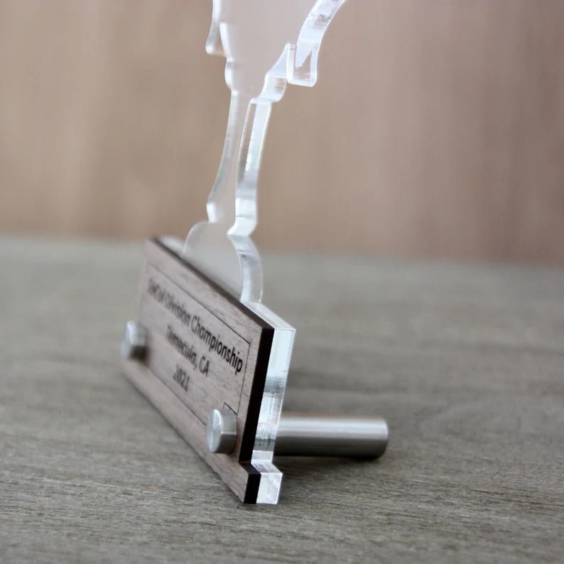 Unique Personalized Tournament Trophy Customized Golf Gifts for Men by Groovy Guy