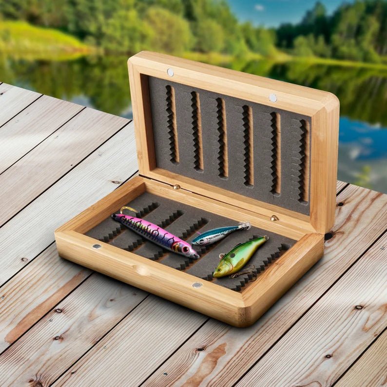 Unique Personalized Fishing Tackle Box Customized Fishing Gifts for Men by Groovy Guy