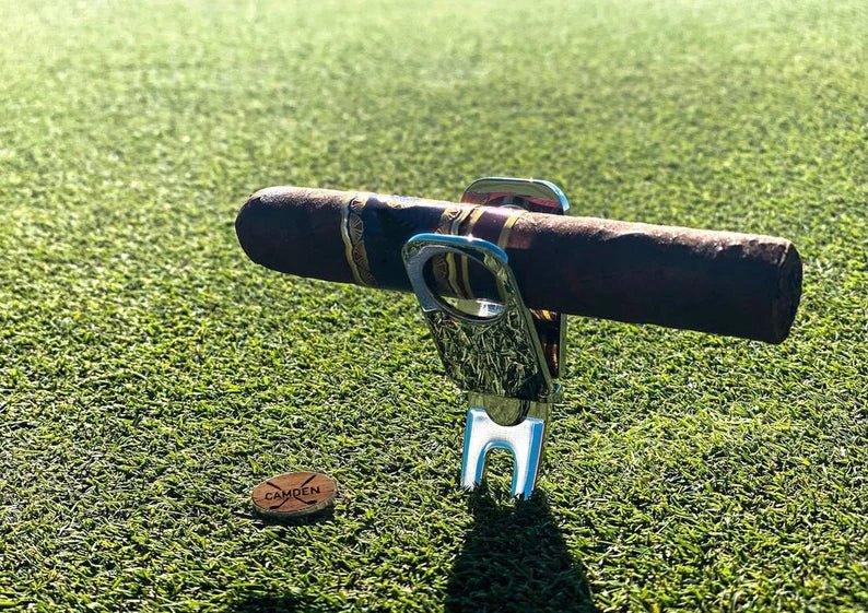 Unique Personalized Custom Cigar Divot Tool Customized Divot Tool Gifts for Men by Groovy Guy