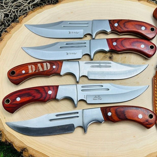 Unique Personalized Slashing Spear Customized Knives Gifts for Men by Groovy Guy