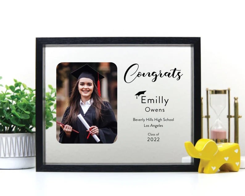 Unique Personalized Custom Framed Graduation Plaque Customized Graduation Gifts for Men by Groovy Guy