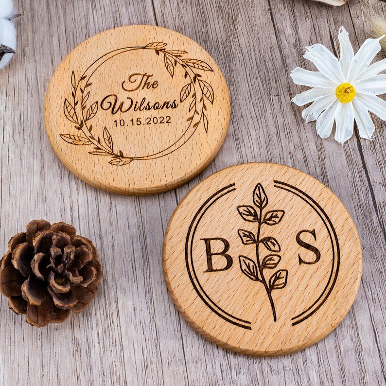 Unique Personalized Baller Coasters Customized Bar Gifts for Men by Groovy Guy