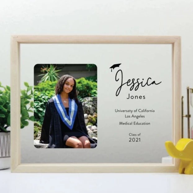 Unique Personalized Custom Framed Graduation Plaque Customized Graduation Gifts for Men by Groovy Guy