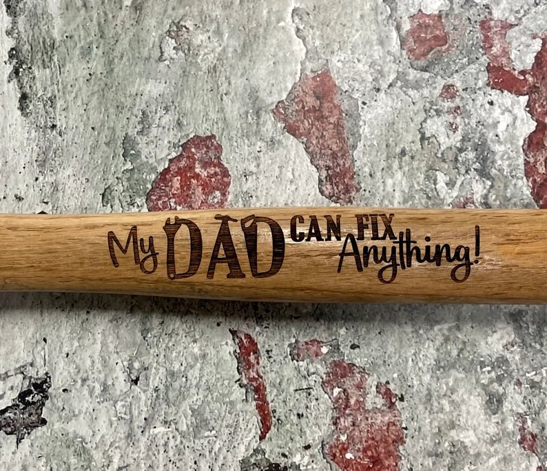 Unique Personalized Dads Forever Hammer Customized Dad Gifts for Men by Groovy Guy