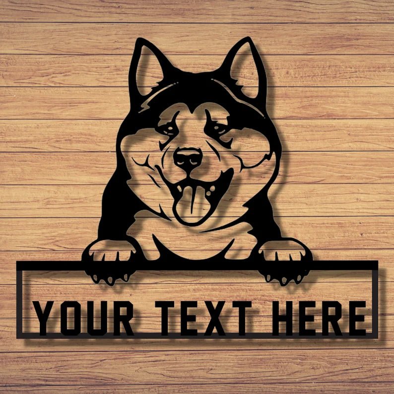 Unique Personalized Custom Dog Metal Sign Customized Pub Signs Gifts for Men by Groovy Guy
