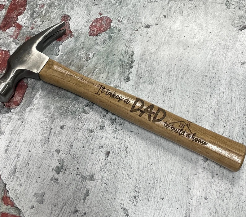 Unique Personalized Dads Forever Hammer Customized Dad Gifts for Men by Groovy Guy
