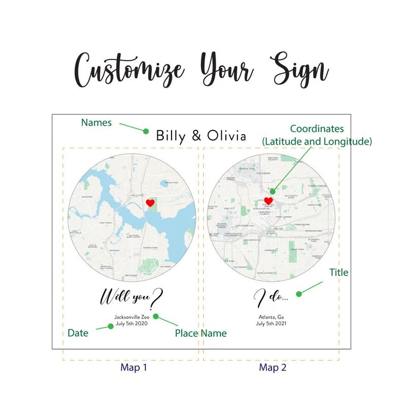 Unique Personalized Romantic "First Date to I Do" Plaque Customized Anniversary Gifts for Men by Groovy Guy