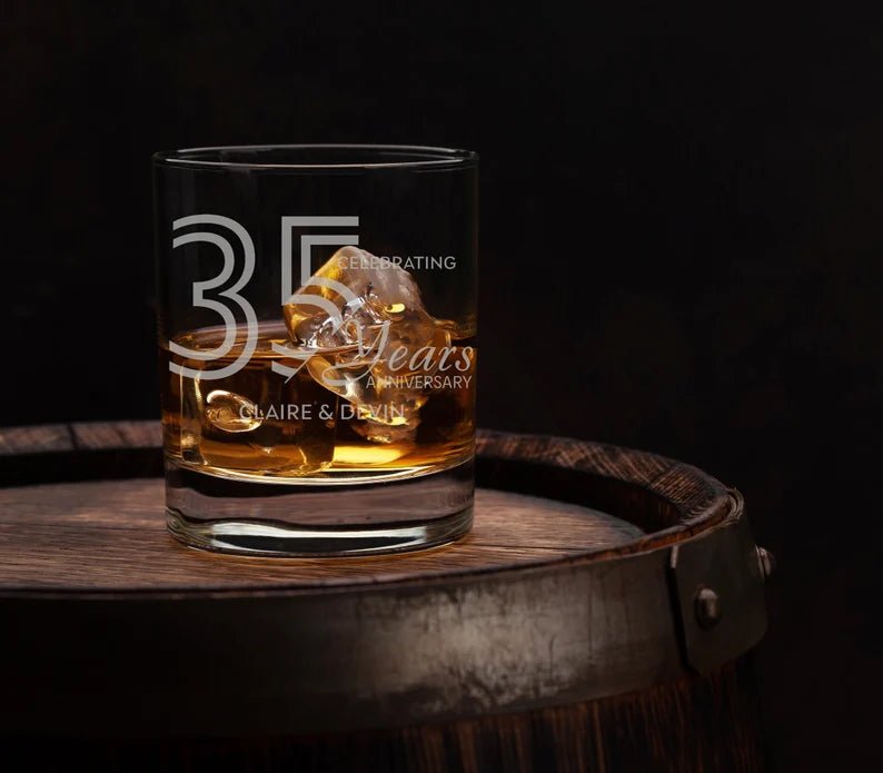 Unique Personalized A Toast to Forever Customized Anniversary Gifts for Men by Groovy Guy