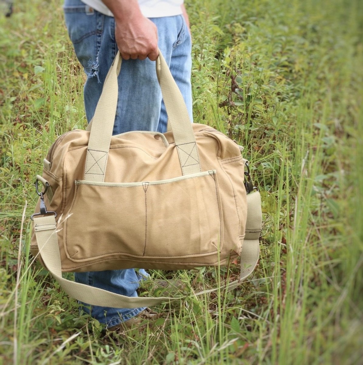 Unique Personalized Combat Travel Bag Customized Groovy Threads Gifts for Men by Groovy Guy