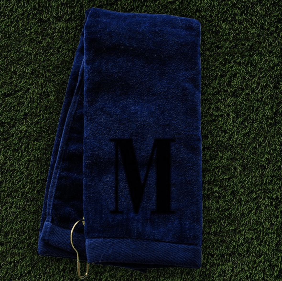 initial golf towel
