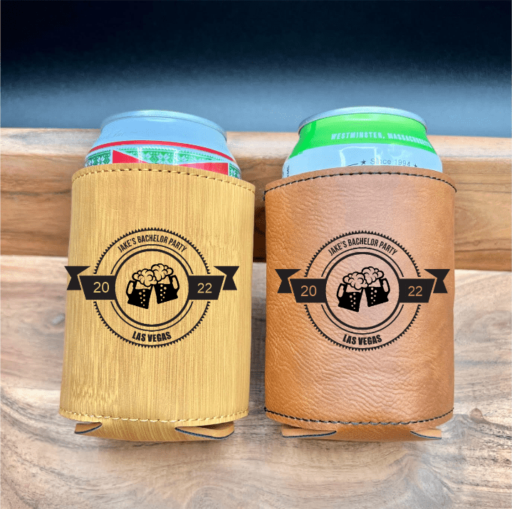 Unique Personalized Custom Bachelor Party Koozie Customized Personalized Koozie Gifts for Men by Groovy Guy
