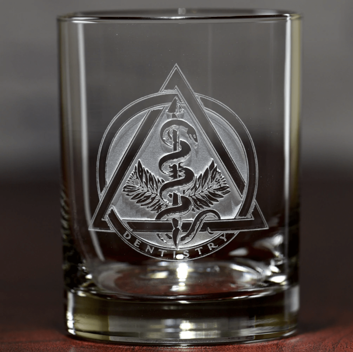 Unique Personalized Custom Logo Bourbon Whiskey Glass Customized Drinkware Gifts for Men by Groovy Guy