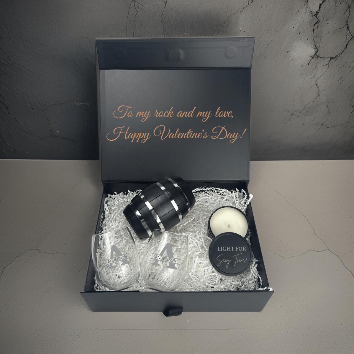 Unique Personalized Serenity Sips Gift Set Customized Gift Sets Gifts for Men by Groovy Guy