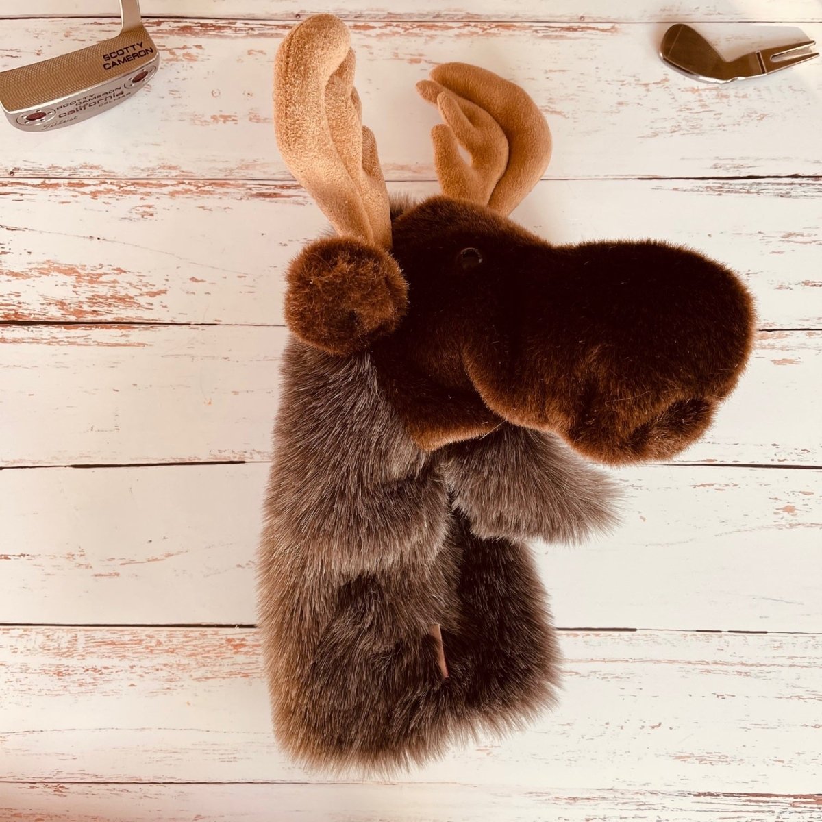 Unique Personalized Millie Moose Customized Golf Head Covers Gifts for Men by Groovy Guy