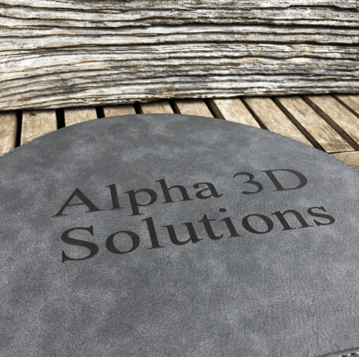 personalized leather mousepad