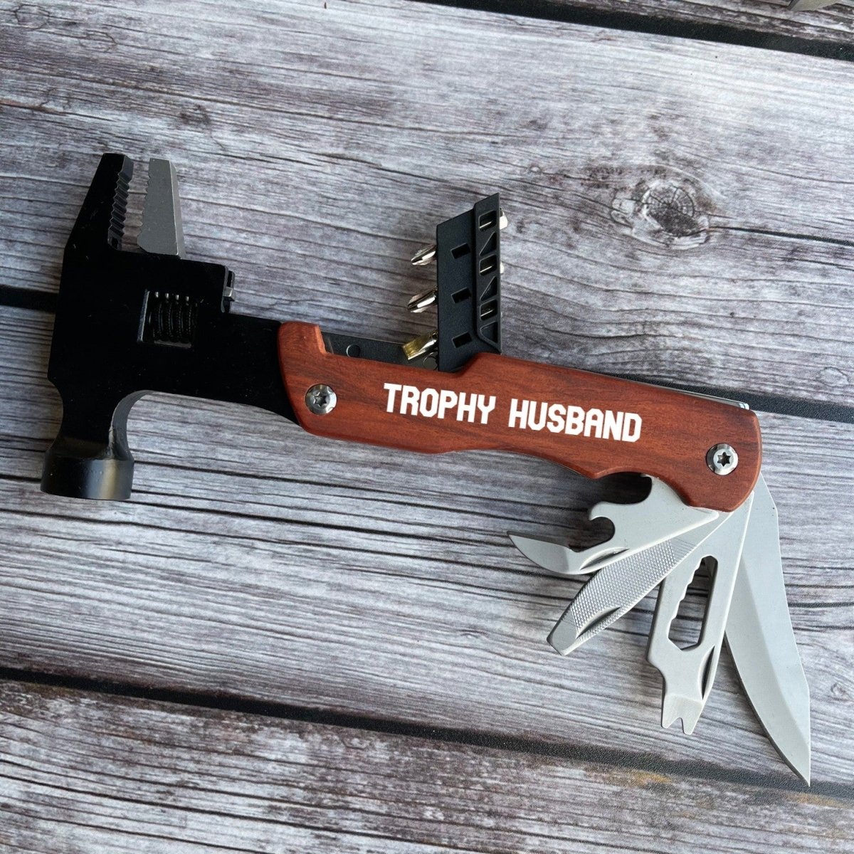 Unique Personalized All In One Custom Engraved Multi Tool Customized Tools Gifts for Men by Groovy Guy
